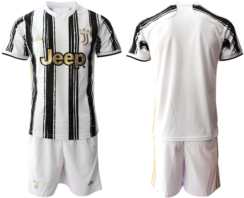 Men 2020-2021 club Juventus home blank white black Soccer Jerseys->juventus jersey->Soccer Club Jersey
